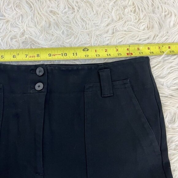 The Naomi Cropped Wide-Leg Black Stretch Flared Pants by Maeve Anthropologie 14 - Picture 6 of 12